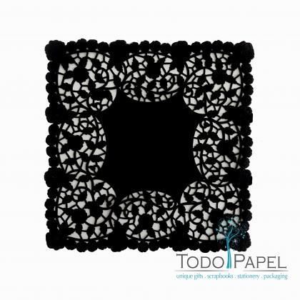 100 Pack Of High Quality 8 Inch Square Black Paper..