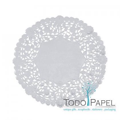 50ct - 12 Inch Silver Paper Lace Doilies. Perfect..