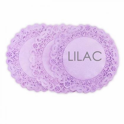 50 Pack Of 12 Inch Normandy Style Lilac Paper Lace..