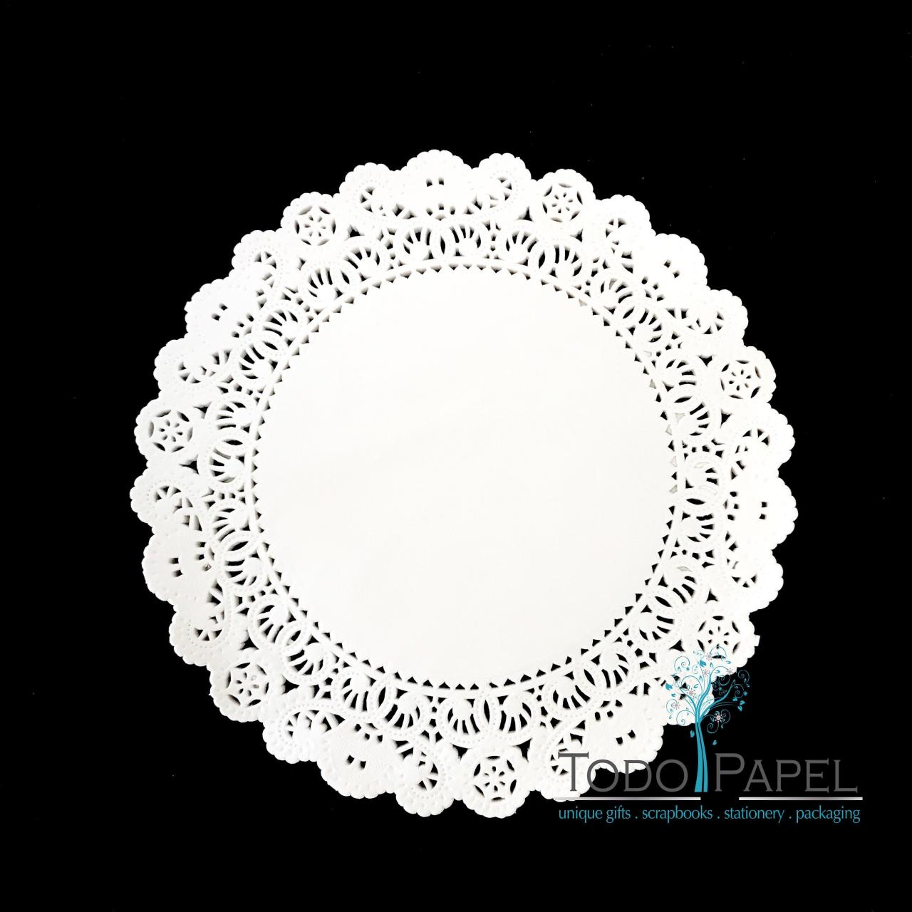 100 Pack 12 Inch Normandy Style Moonlight Yellow Paper Lace Doilies - Great As Table Décor Plate Chargers, Placemats, And Centerpieces For