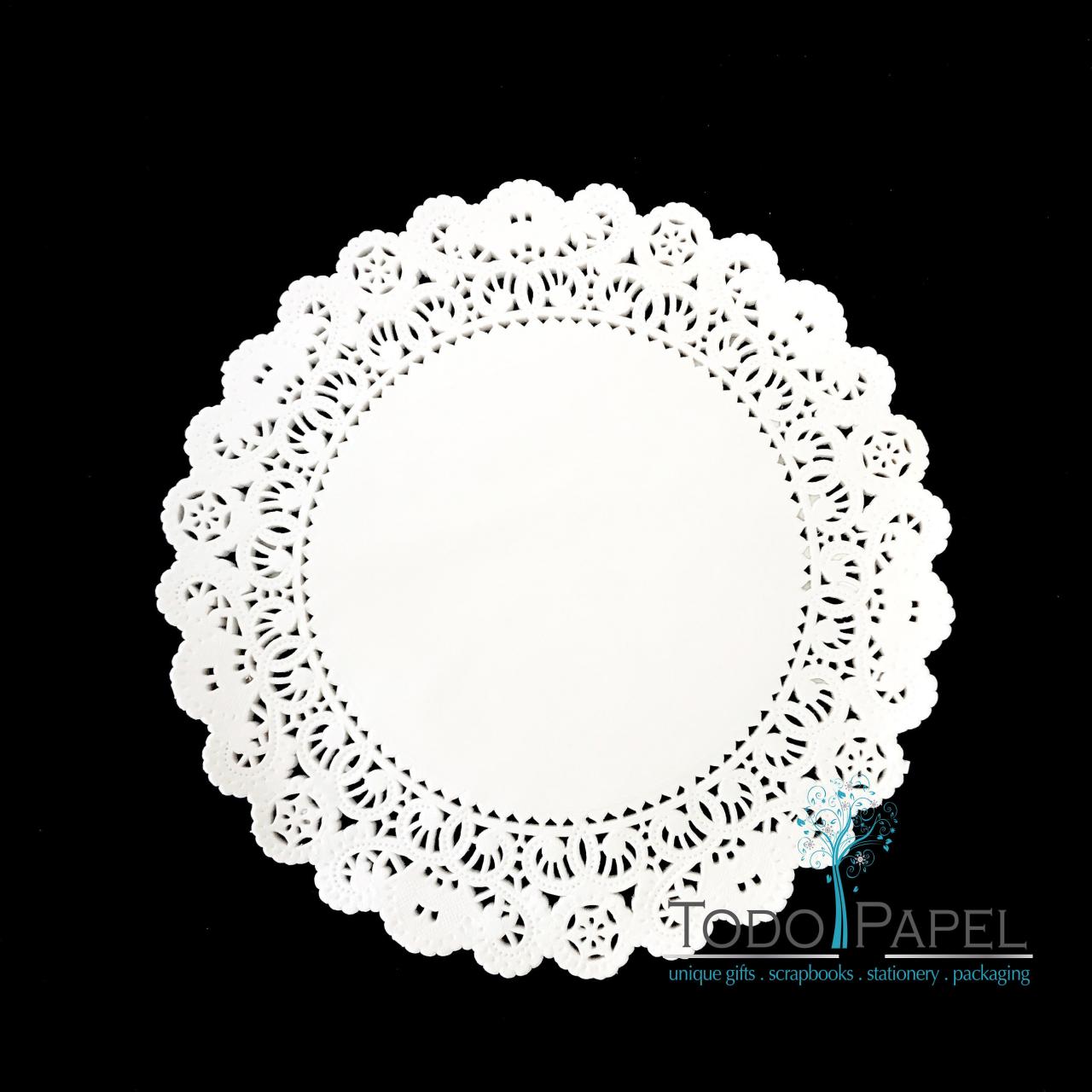 50 Pack Of Normandy Style - 16 Inch White Paper Lace Doilies | The Perfect Wedding Charger Plate, Placemats, Centerpieces, And Party Event Table